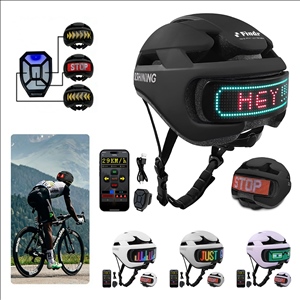 LED Display Bike Helmet with Wireless APP Control